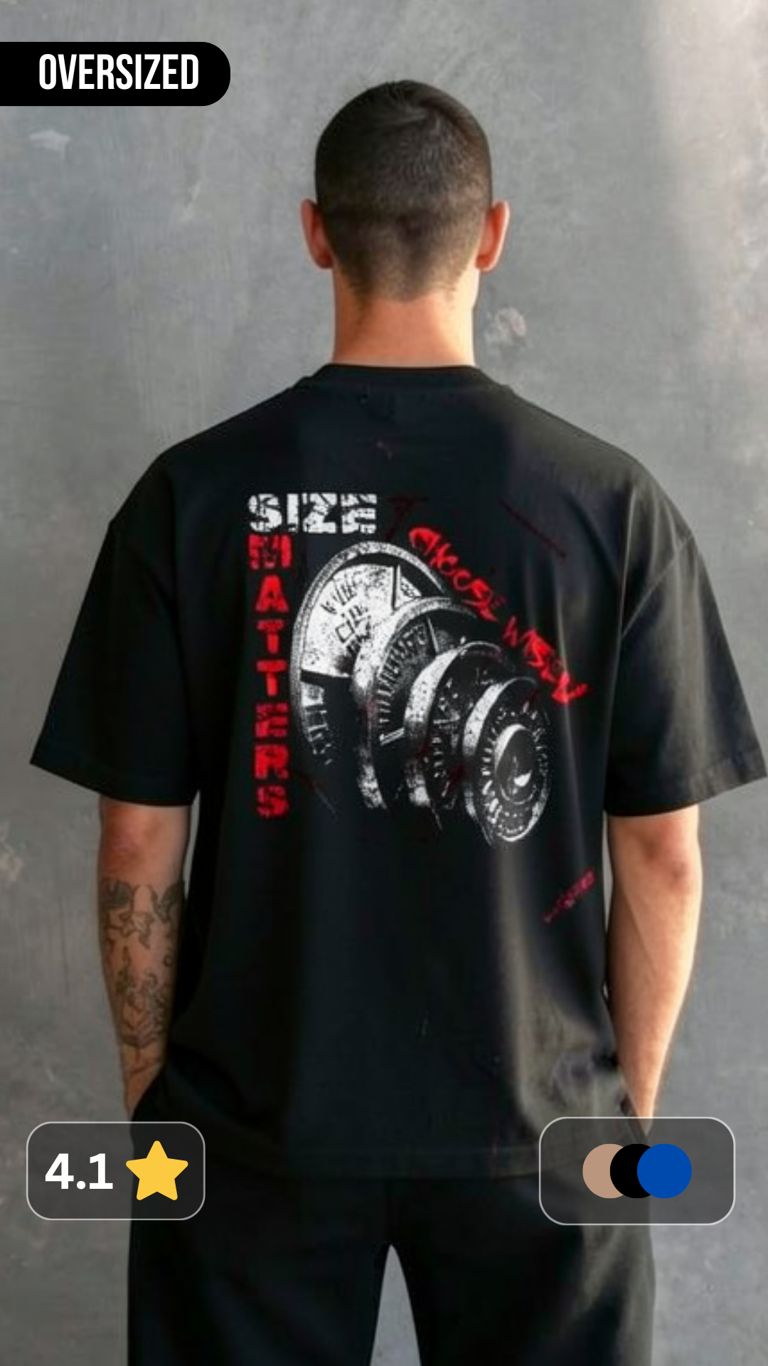 Dumbell Oversized T-Shirt