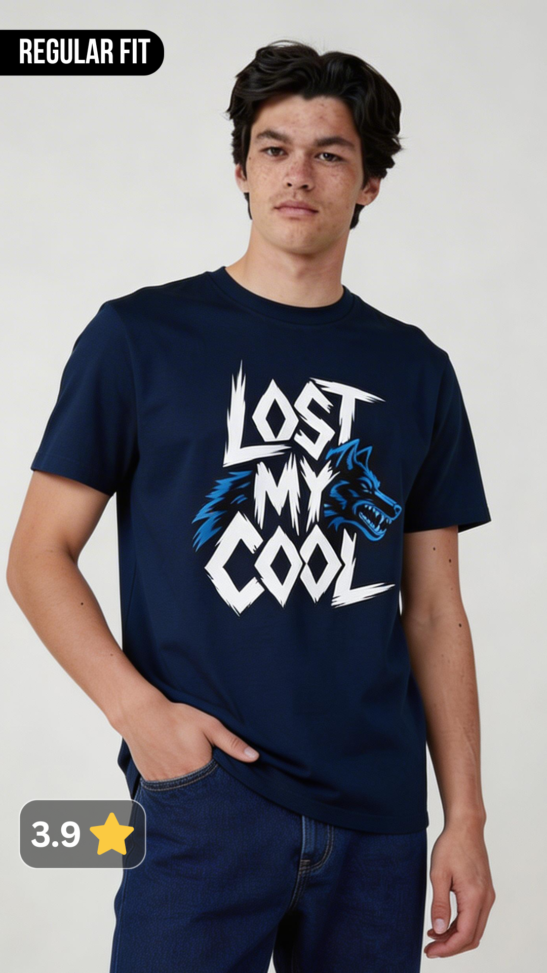 Lost My Cool Regular Fit Tshirt