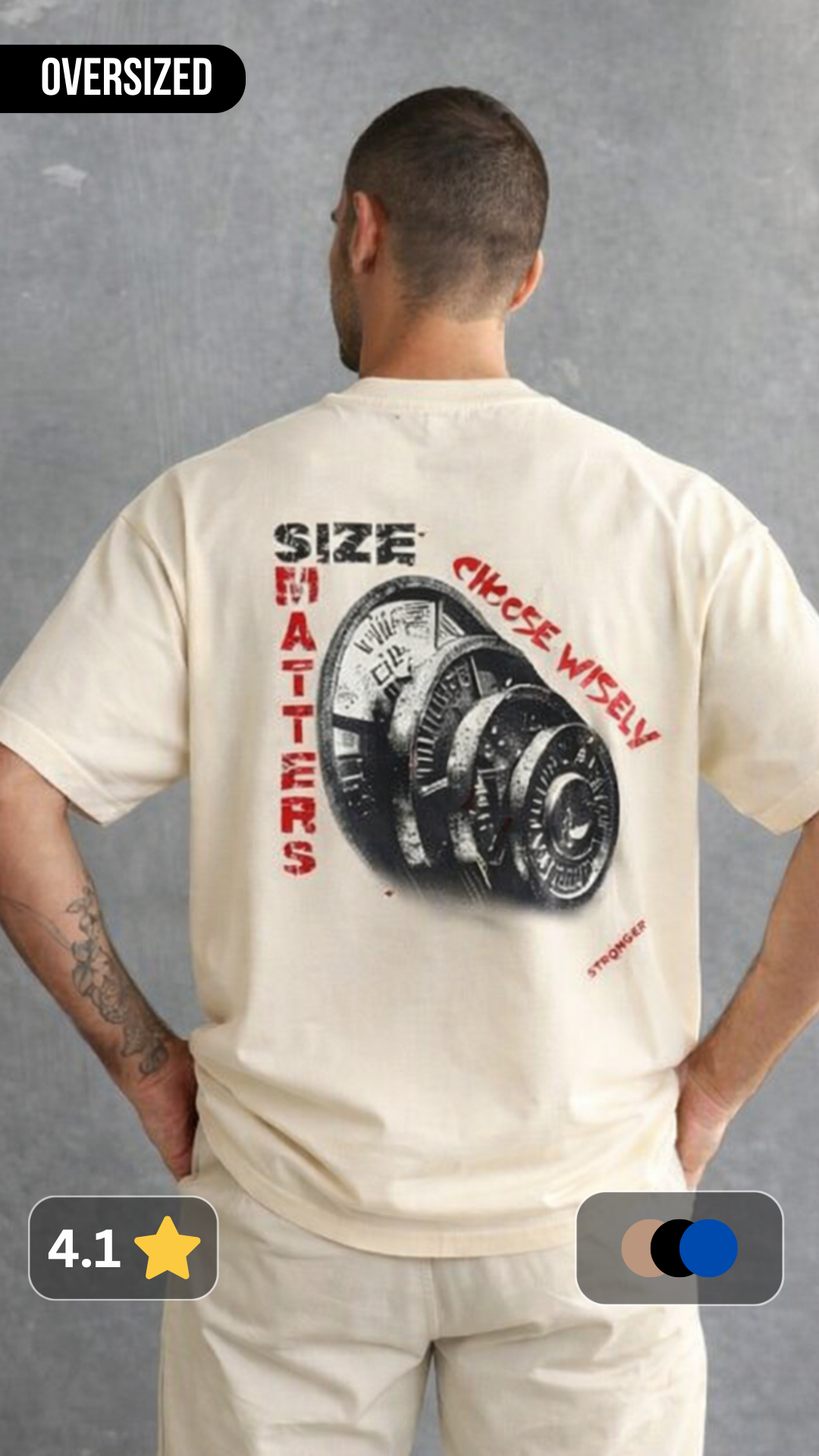 Dumbell Oversized T-Shirt