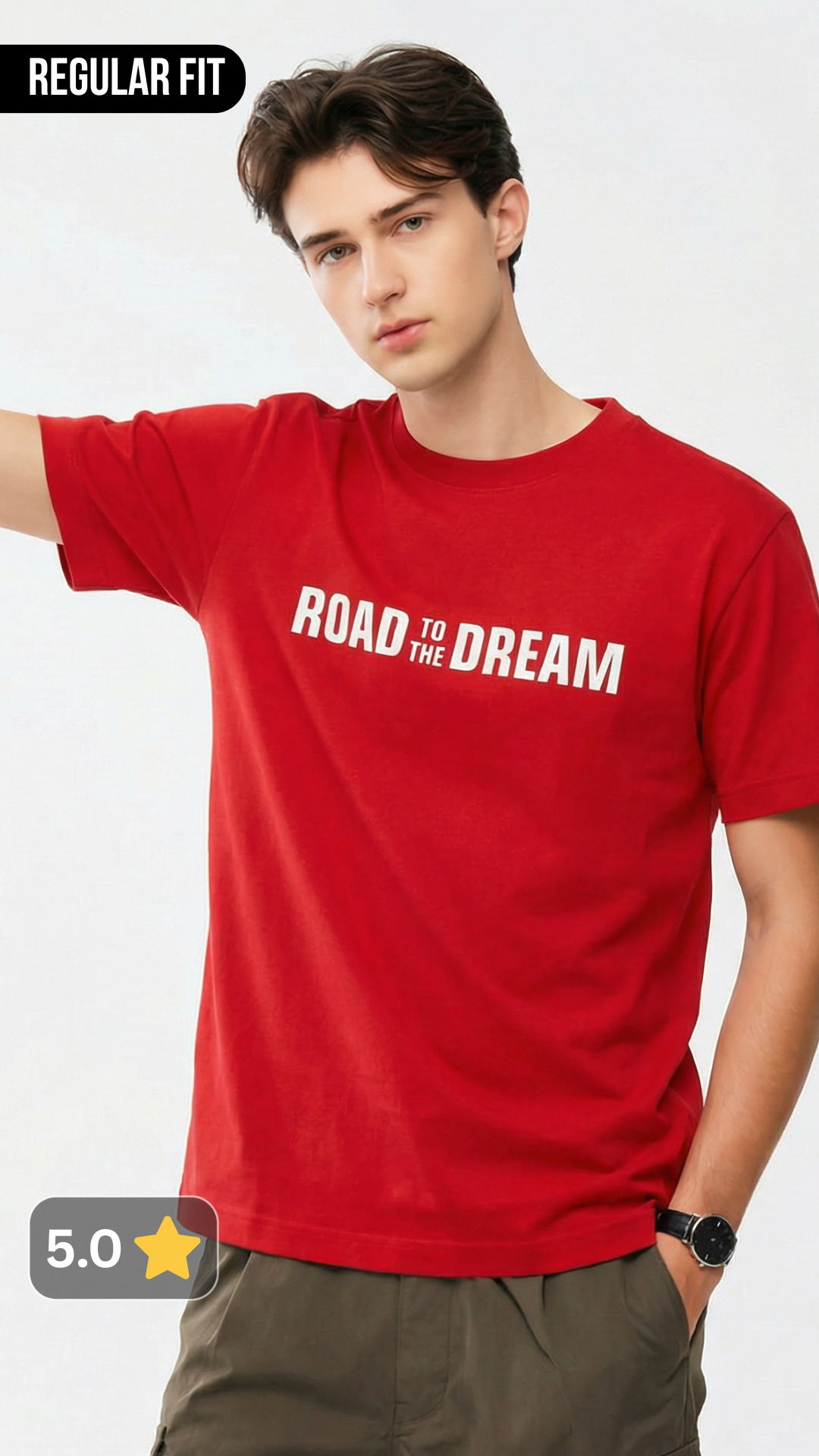 Road To Dream Regular Fit Tshirt