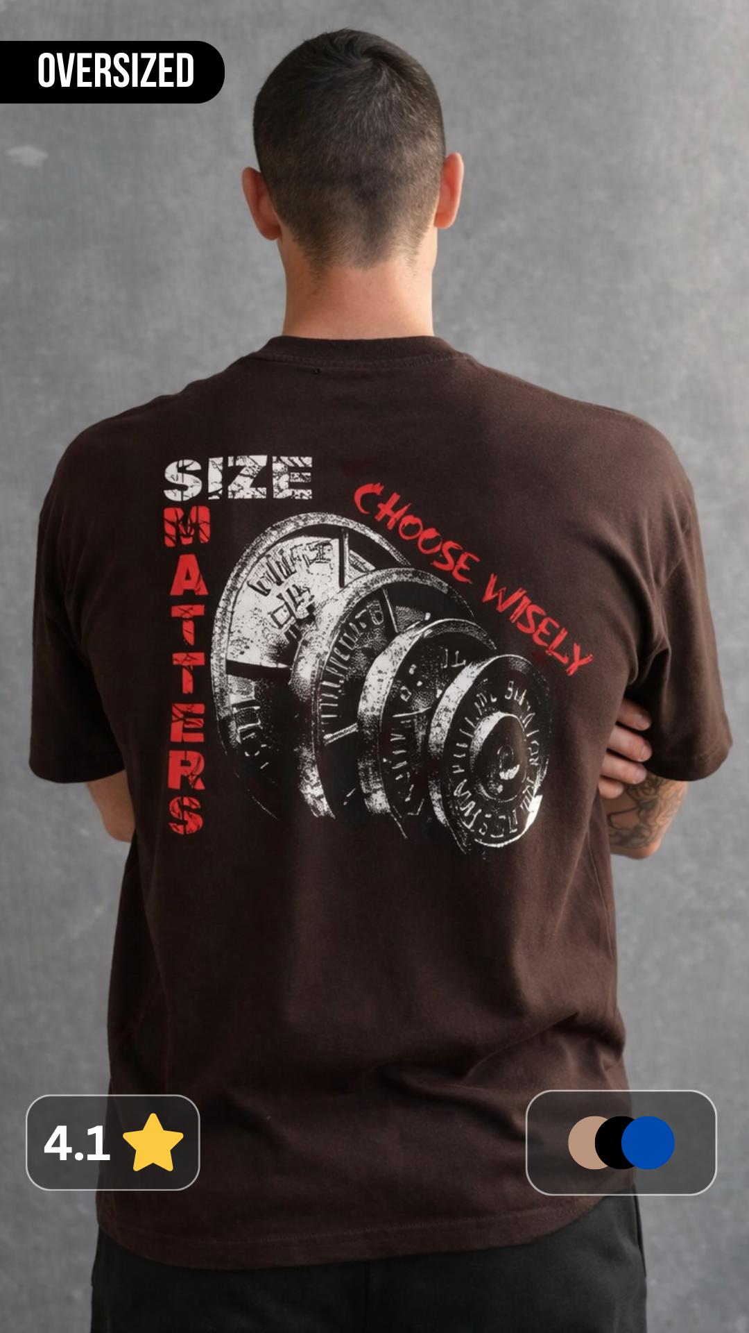 Dumbell Oversized T-Shirt