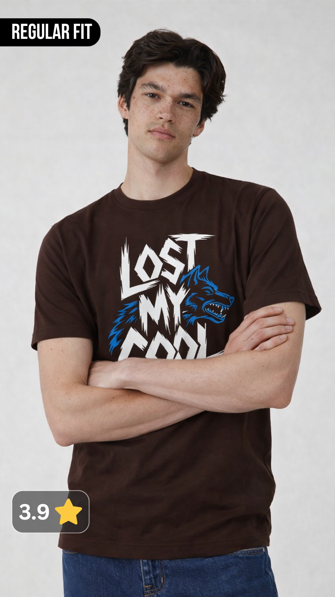 Lost My Cool Regular Fit Tshirt