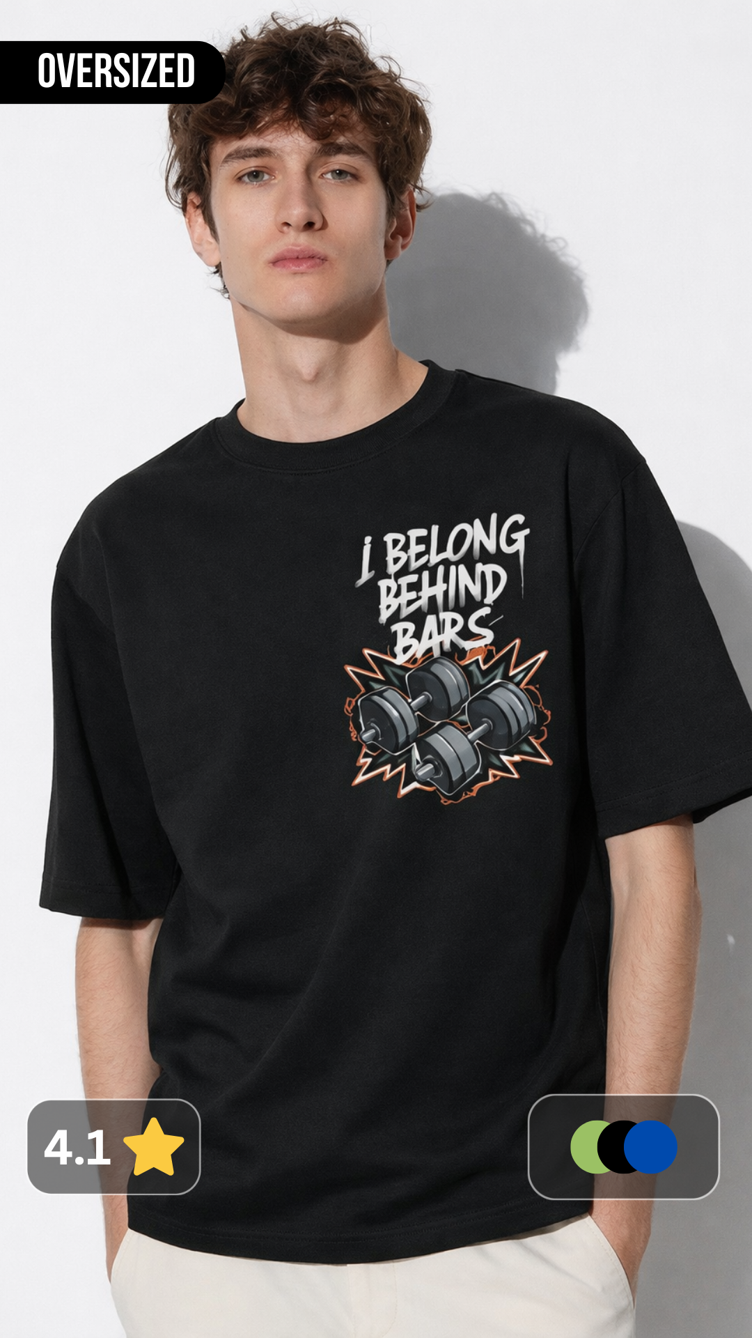 The Dumbell Oversized T shirt