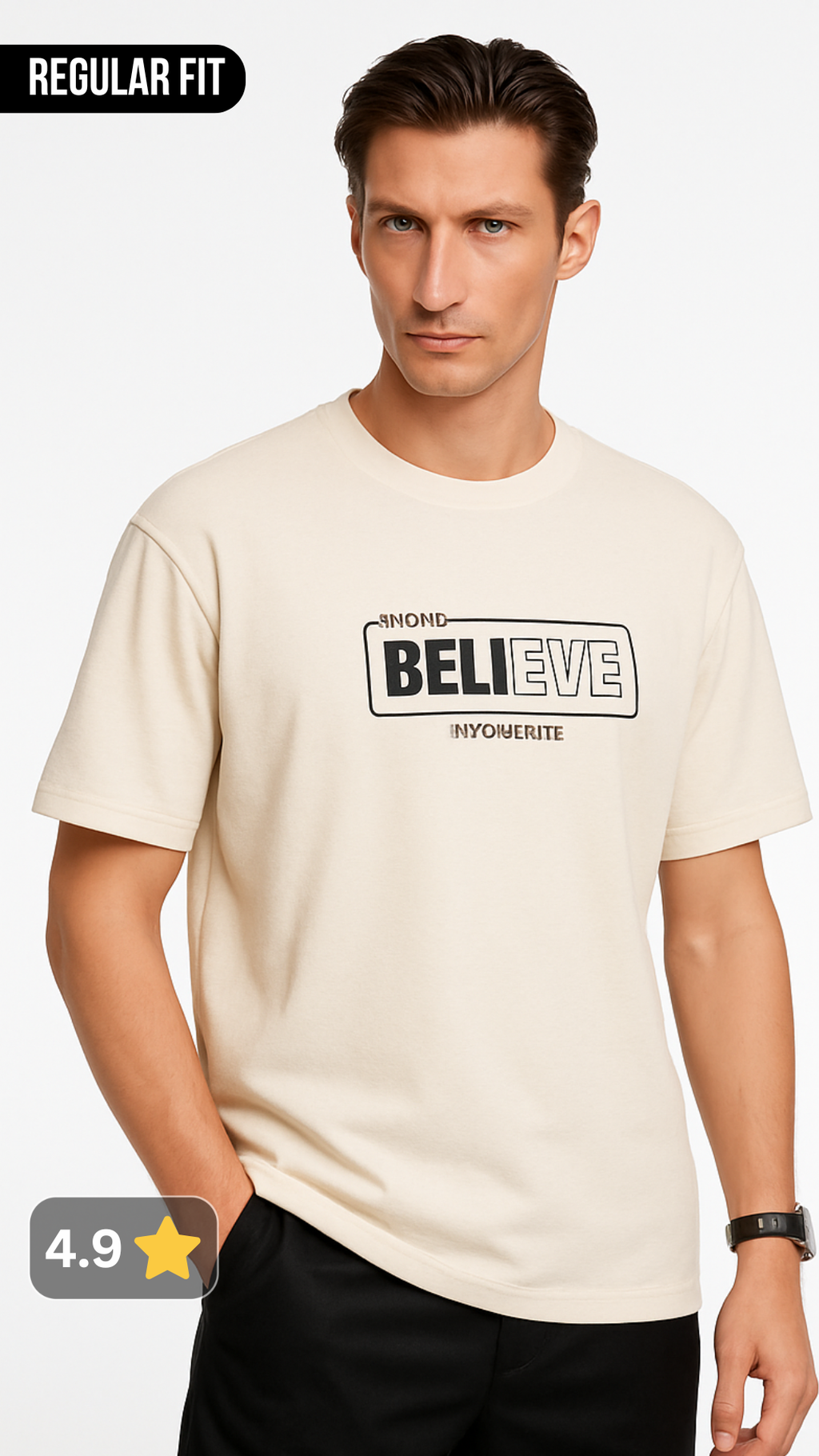 Believe Regular Fit Tshirt
