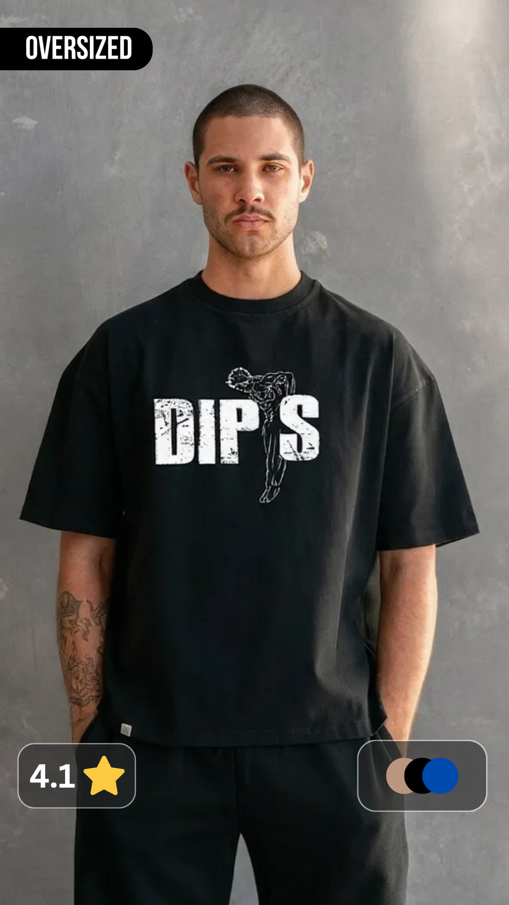 Dumbell Oversized T-Shirt