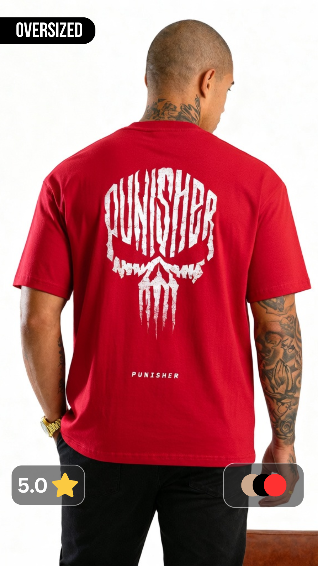 The Punisher Oversized T shirt