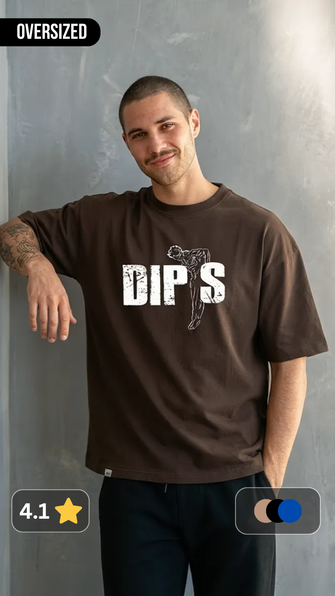 Dumbell Oversized T-Shirt