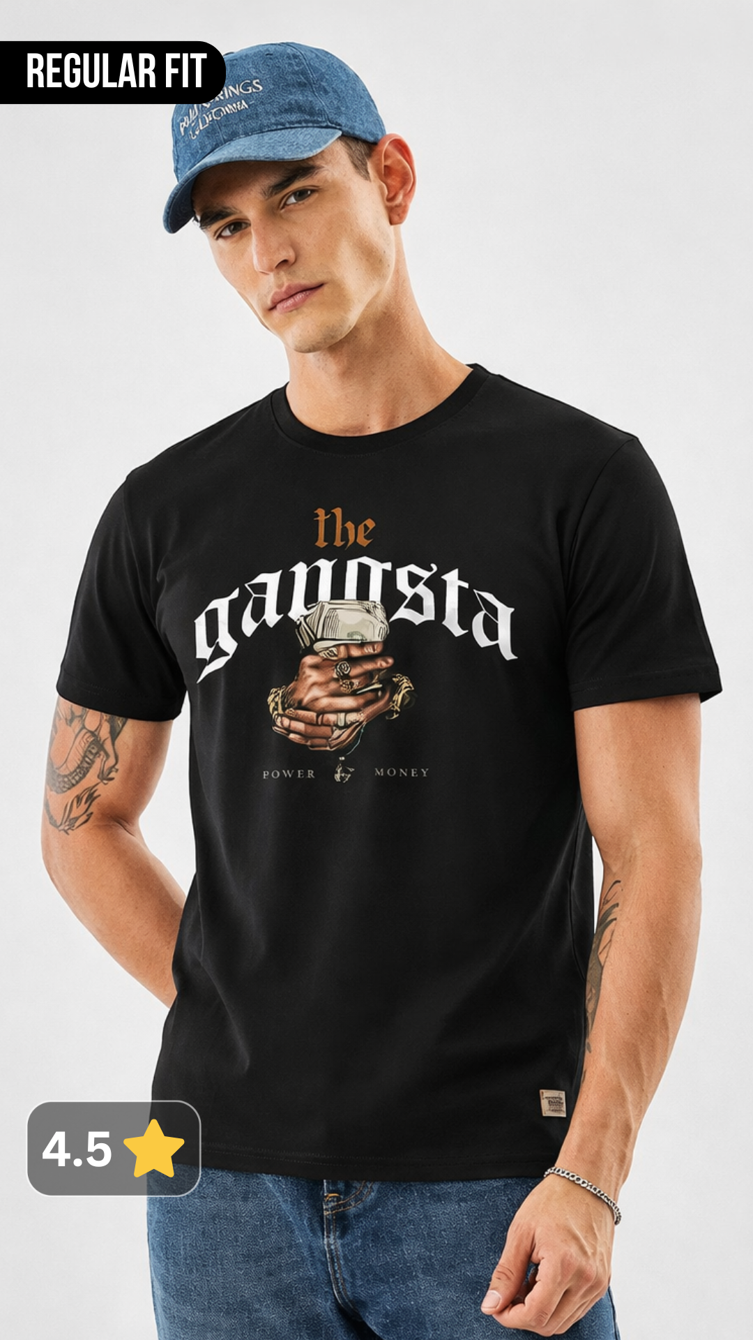 The Ganagsta Regular Fit t shirt