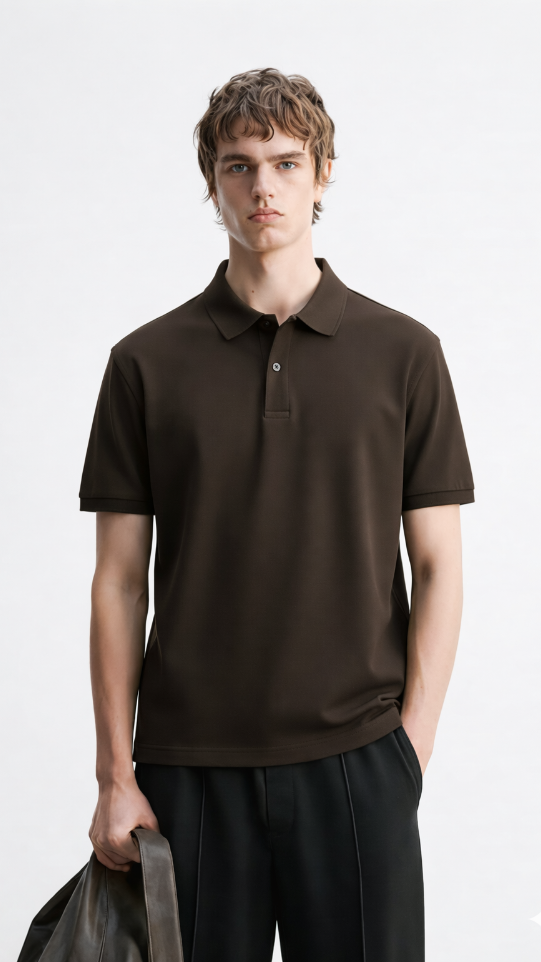 Men’s Premium Brown Polo T-Shirt