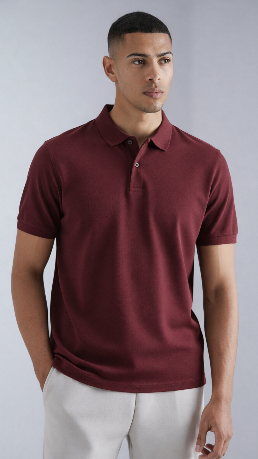 Men’s Premium Maroon Polo T-Shirt