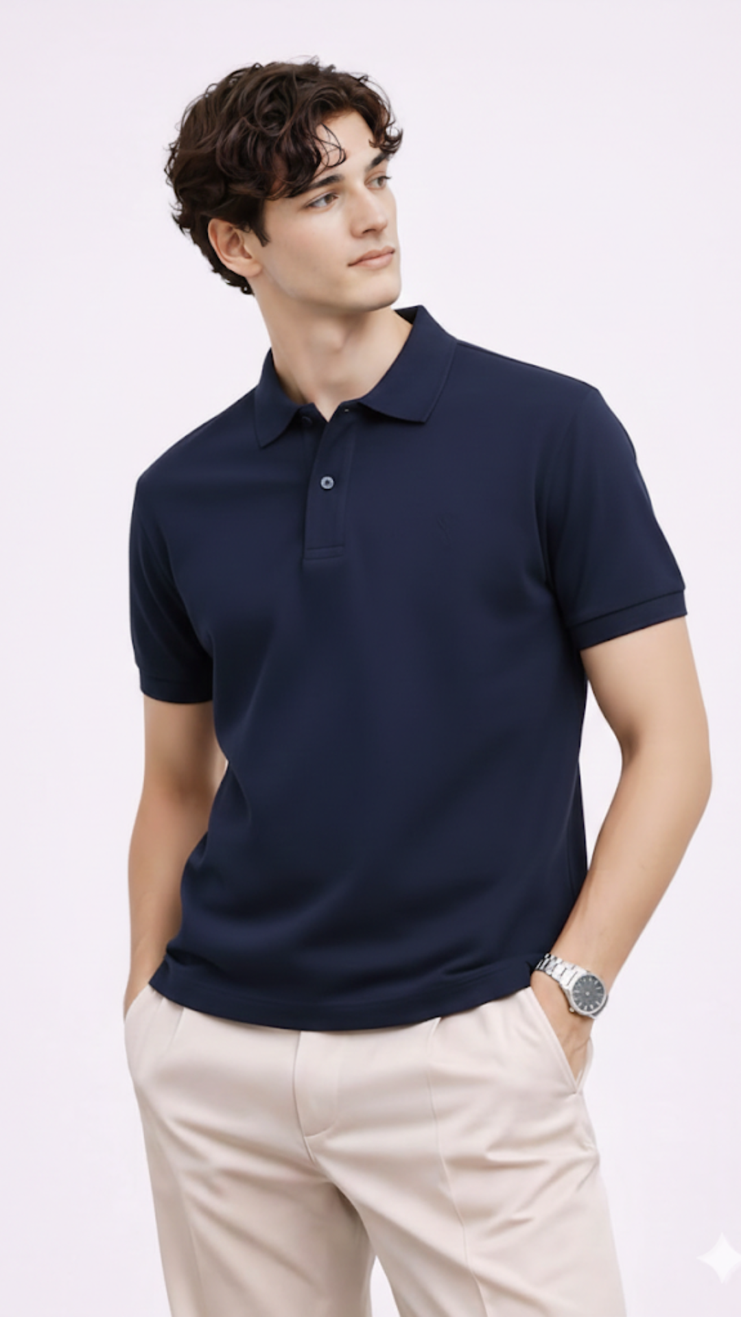 Men’s Premium Navy Polo T-Shirt